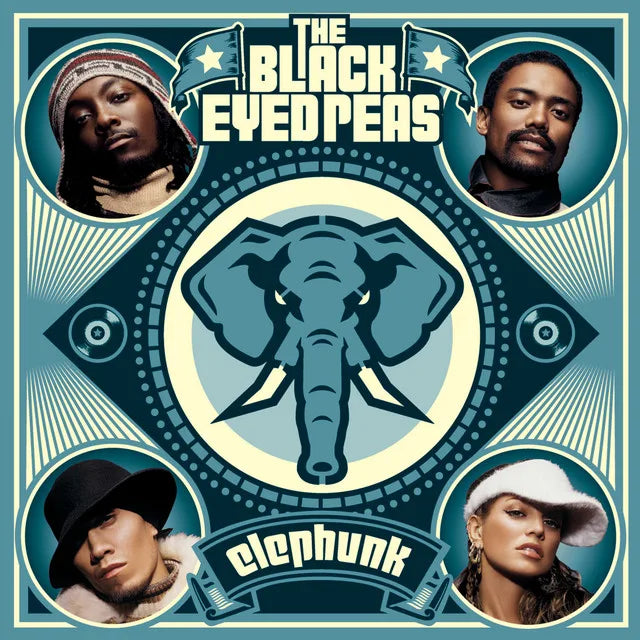 Music print | Black Eyed Peas - Elephunk poster connecté