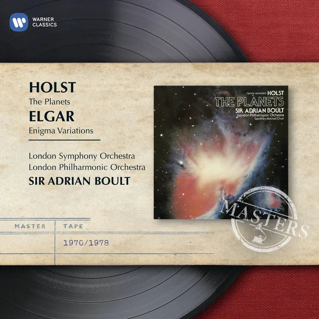 Music print | Sir Adrian Boult & London Philharmonic Orchestra & London Symphony Orchestra - Elgar: Enigma Variations, Op. 36 - Holst: The Planets, Op. 32 poster connecté
