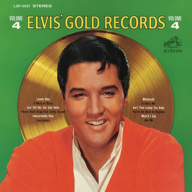 Music print | Elvis Presley - Elvis' Gold Records, Vol. 4 poster connecté