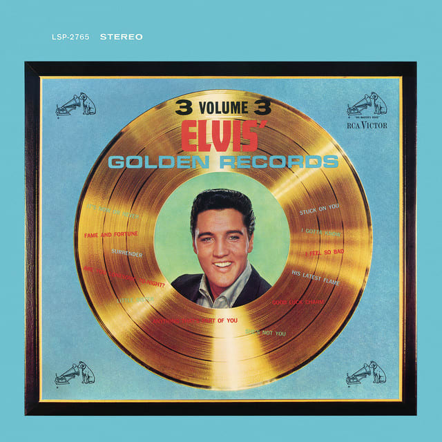 Music print | Elvis Presley - Elvis' Golden Records, Vol. 3 poster connecté