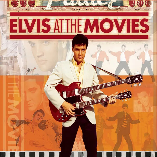 Music print | Elvis Presley - Elvis At The Movies poster connecté