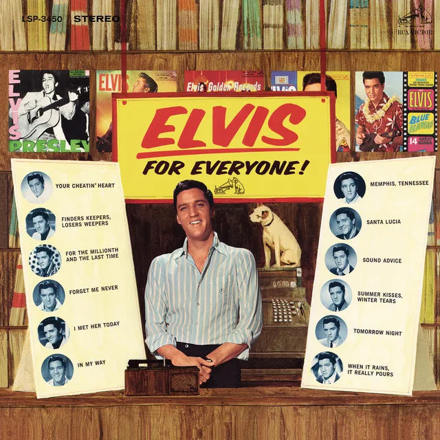Music print | Elvis Presley - Elvis for Everyone! poster connecté