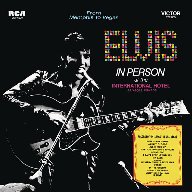 Music print | Elvis Presley - Elvis In Person (Live) poster connecté