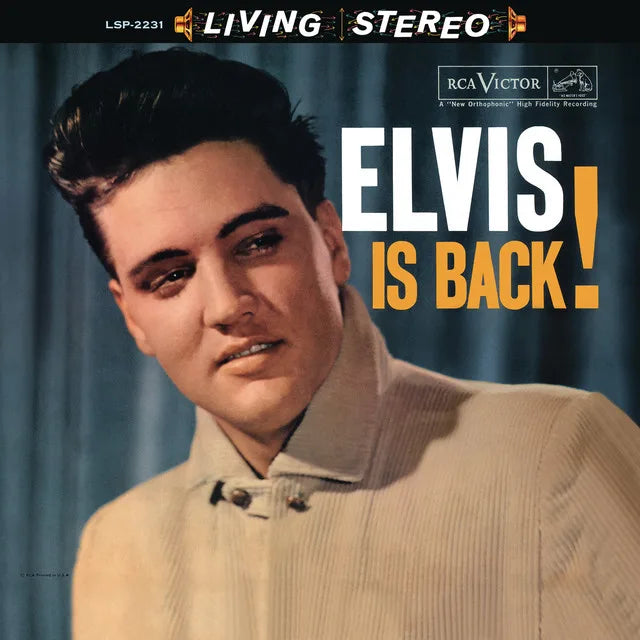 Music print | Elvis Presley - Elvis Is Back poster connecté