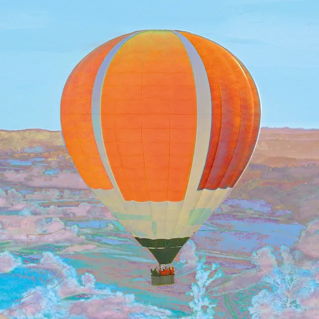 Music print | MPL - En montgolfière poster connecté