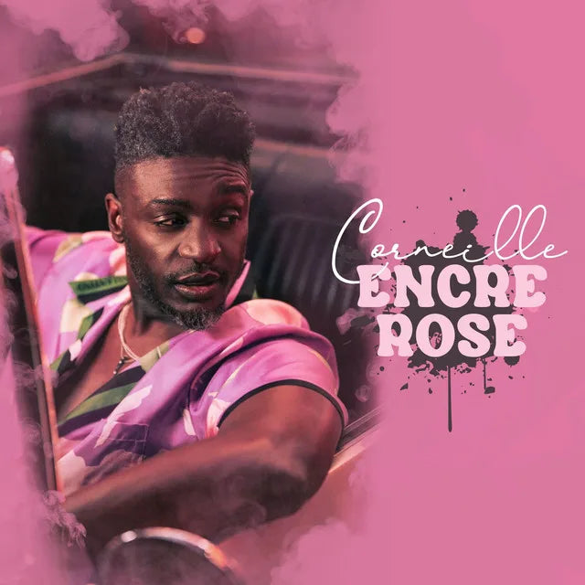 Music print | Corneille - Encre rose poster connecté