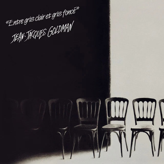 Music print | Jean-Jacques Goldman - Entre gris clair et gris foncé poster connecté