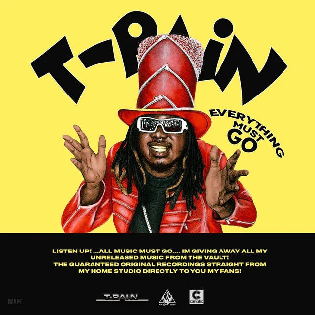 Music print | T-Pain - Everything Must Go, Vol. 1 poster connecté
