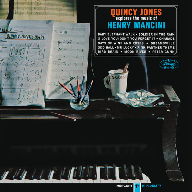 Music print | Quincy Jones - Explores The Music Of Henry Mancini poster connecté
