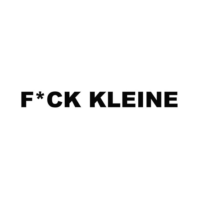 Music print | Lil Kleine - F*CK KLEINE poster connecté