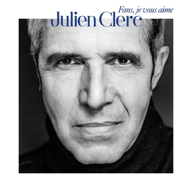 Music print | Julien Clerc - Fans, je vous aime poster connecté