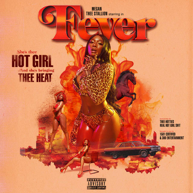 Music print | Megan Thee Stallion - Fever poster connecté