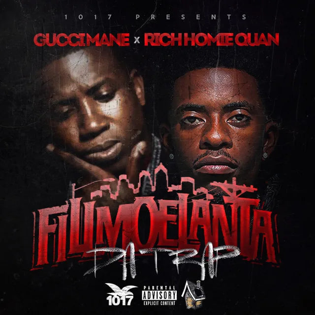 Music print | Rich Homie Quan & Gucci Mane - Fillmoelanta da Trap poster connecté