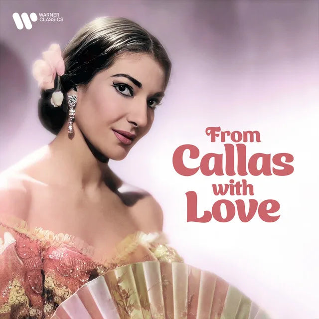 Music print | Maria Callas & Camille Saint-Saëns & Gaetano Donizetti & Georges Bizet & Giacomo Puccini & Gioachino Rossini & Giuseppe Verdi & Jules Massenet & Richard Wagner & Wolfgang Amadeus Mozart - From Callas With Love poster connecté