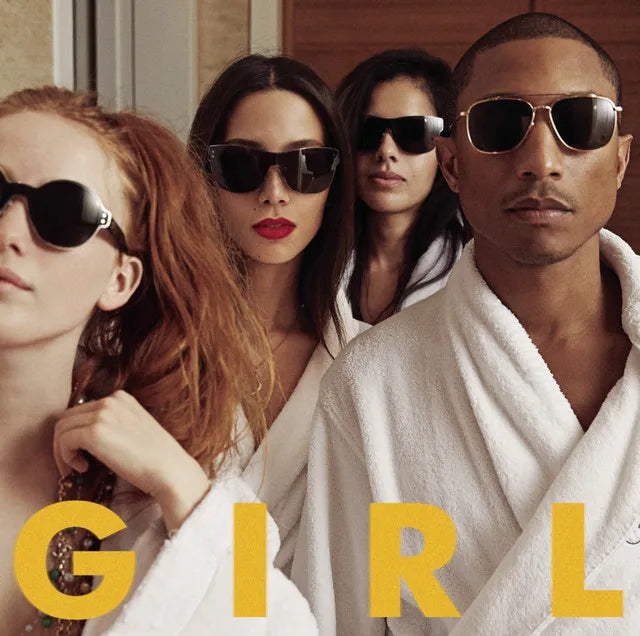 Music print | Pharrell Williams - G I R L poster connecté