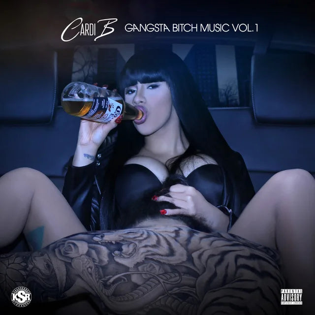 Music print | Cardi B - Gangsta Bitch Music Vol 1 poster connecté