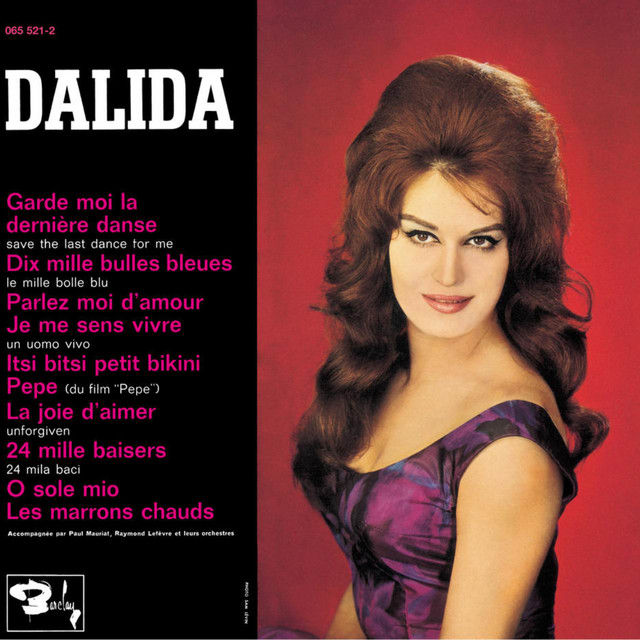 Music print | Dalida - Garde-moi la dernière danse poster connecté