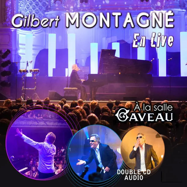 Music print | Gilbert Montagné - Gilbert Montagné - Live à la Salle Gaveau poster connecté