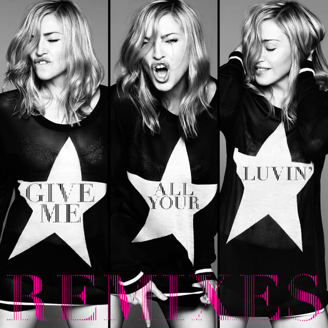 Music print | Madonna - Give Me All Your Luvin' (feat. Nicki Minaj & M.I.A.) [Remixes] poster connecté