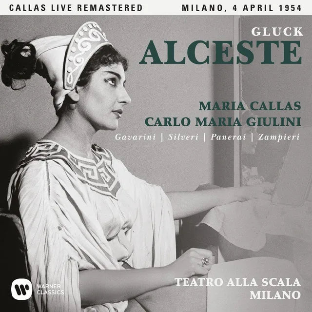 Music print | Christoph Willibald Gluck & Maria Callas - Gluck: Alceste (1954 - Milan) - Callas Live Remastered poster connecté
