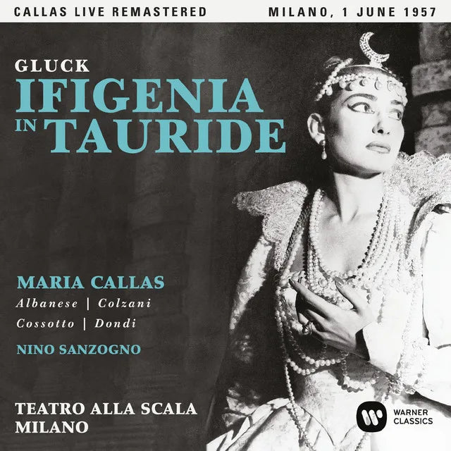 Music print | Christoph Willibald Gluck & Maria Callas - Gluck: Ifigenia in Tauride (1957 - Milan) - Callas Live Remastered poster connecté