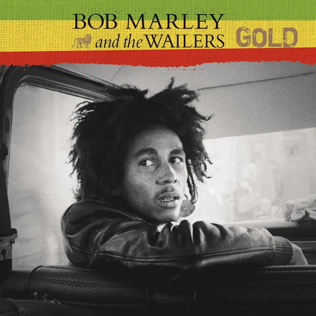 Music print | Bob Marley & The Wailers - Gold poster connecté
