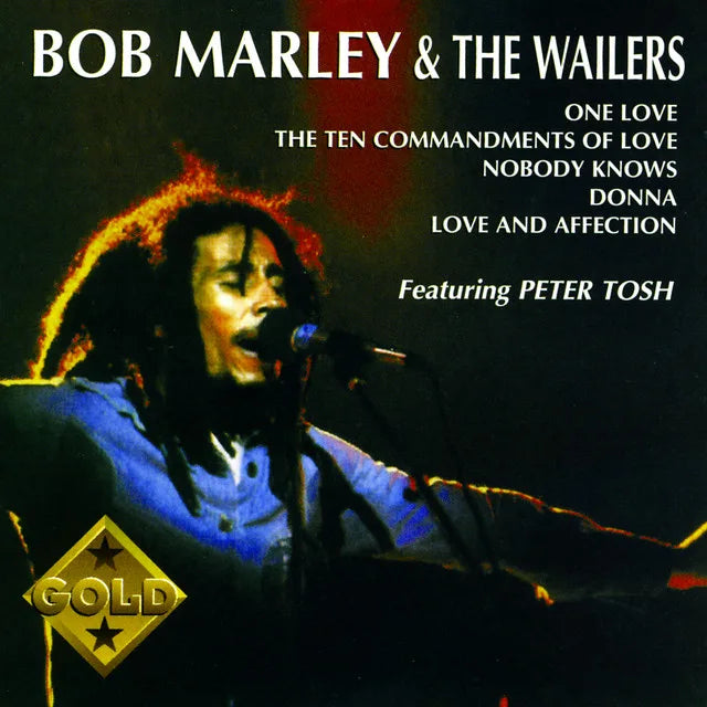 Music print | Bob Marley & The Wailers - Gold (feat. Peter Tosh) poster connecté