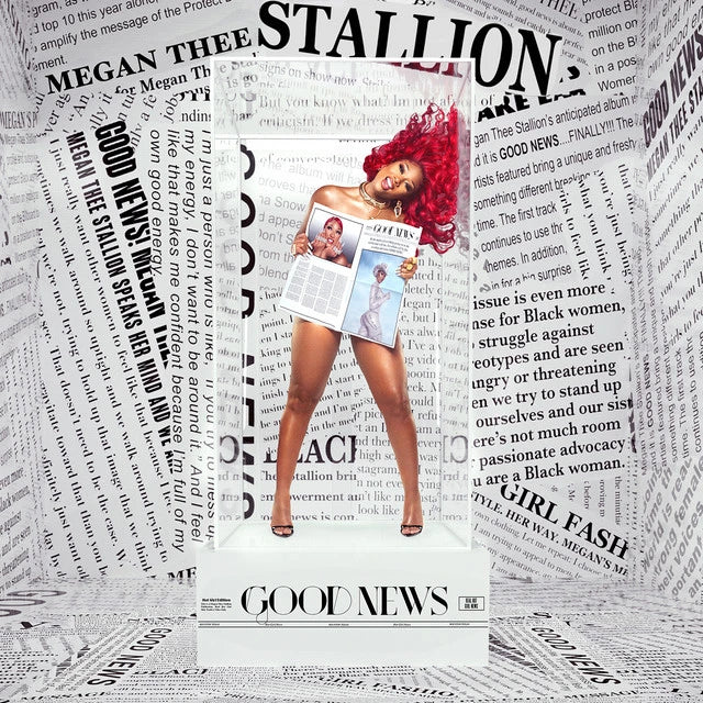 Music print | Megan Thee Stallion - Good News poster connecté