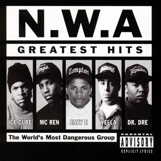 Music print | N.W.A. - Greatest Hits poster connecté