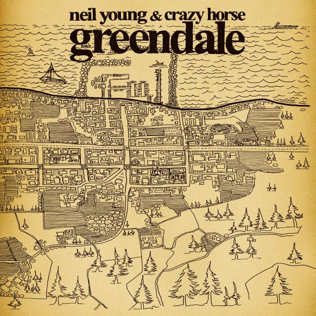 Music print | Neil Young & Crazy Horse - Greendale poster connecté