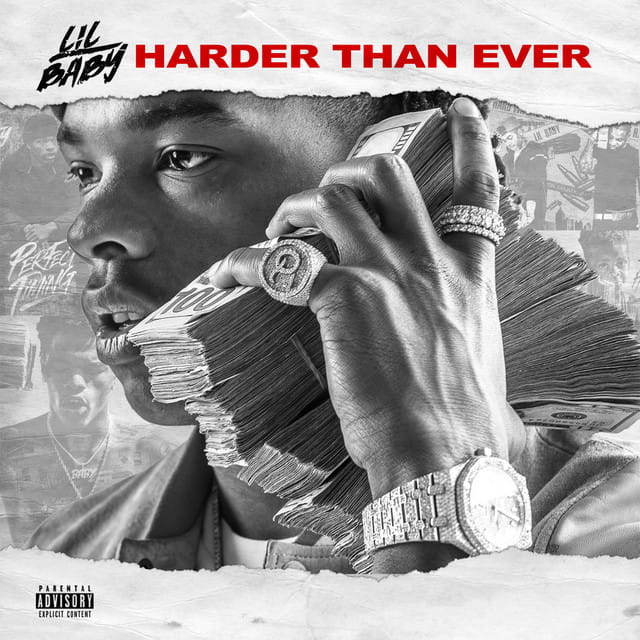 Music print | Lil Baby - Harder Than Ever poster connecté