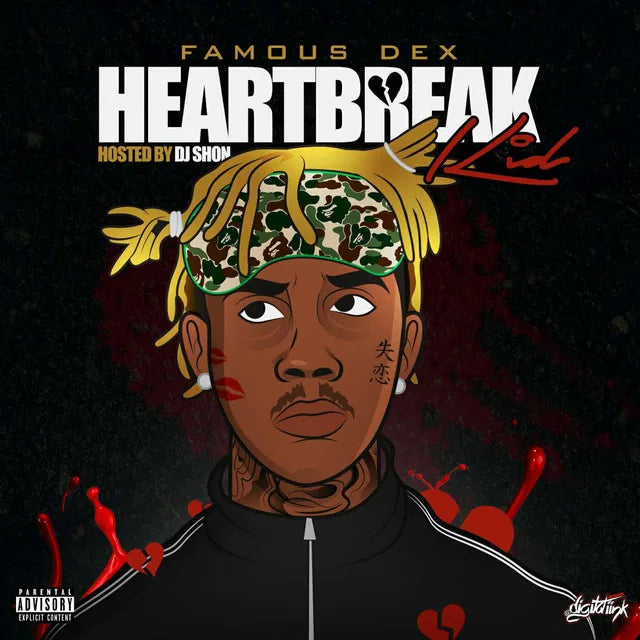 Music print | Famous Dex - Heartbreak Kid poster connecté