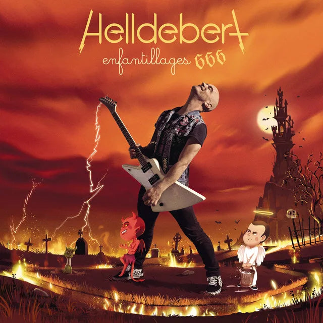 Music print | Aldebert - Helldebert - Enfantillages 666 (Version deluxe) poster connecté