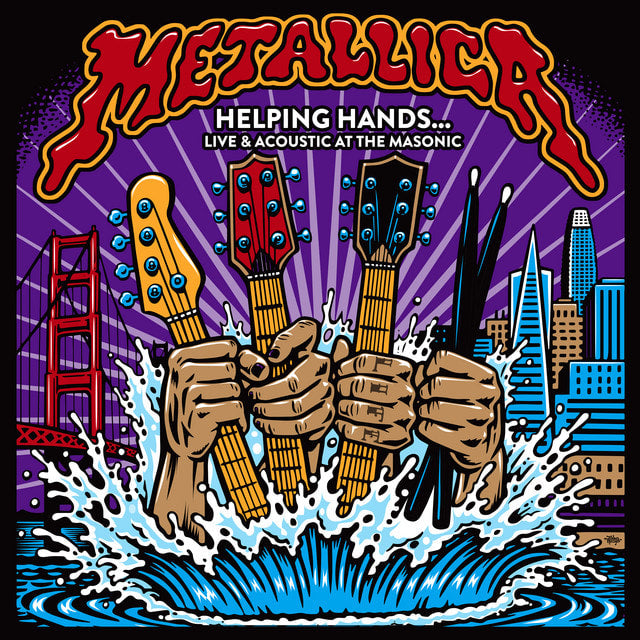 Music print | Metallica - Helping Hands…Live & Acoustic At The Masonic poster connecté