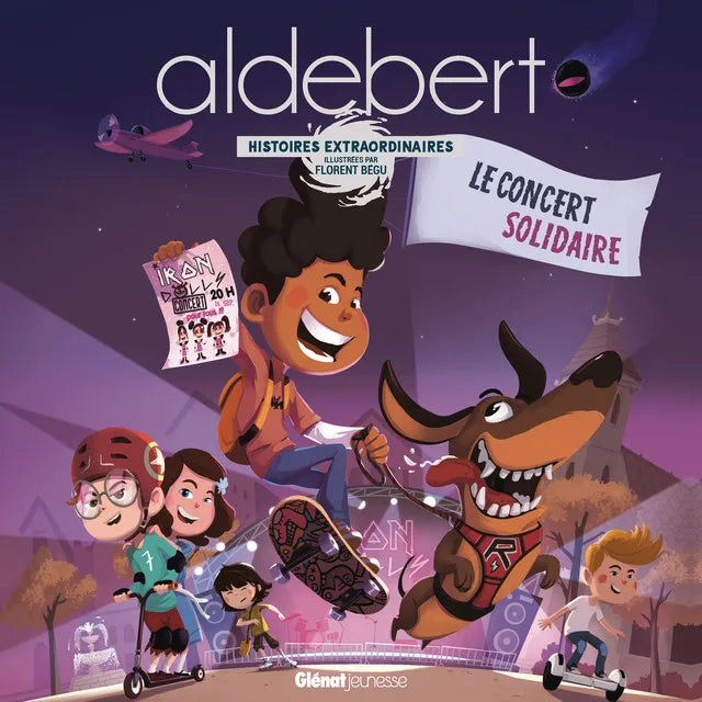 Music print | Aldebert - Histoires extraordinaires : Le concert solidaire poster connecté