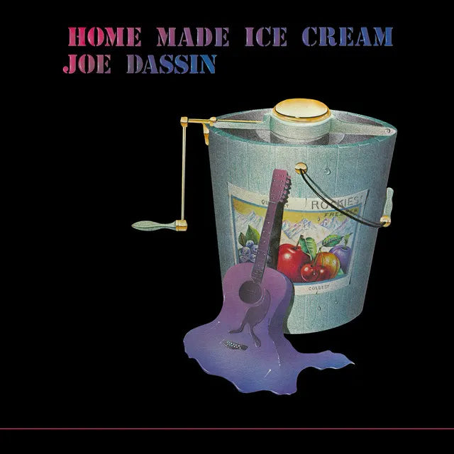 Music print | Joe Dassin - Home Made Ice Cream poster connecté