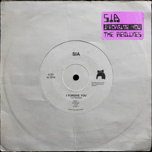 Music print | Sia - I Forgive You (Remixes) poster connecté