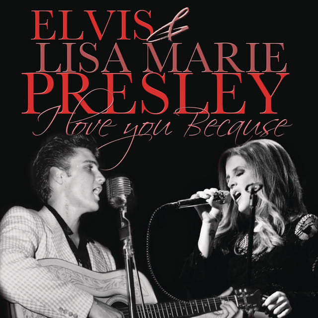 Music print | Elvis Presley & Lisa Marie Presley - I Love You Because (Duet) poster connecté