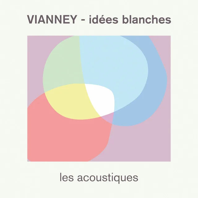 Music print | Vianney - Idées blanches (Les acoustiques) poster connecté