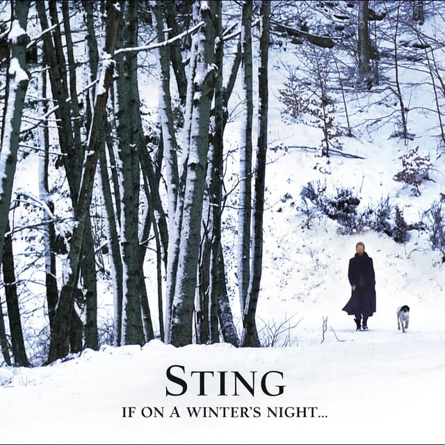 Music print | Sting - If On A Winter's Night poster connecté