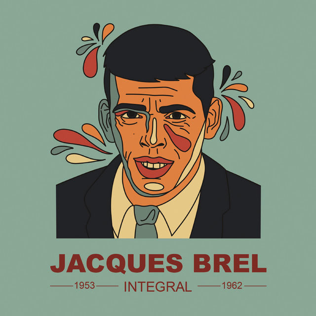 Music print | Jacques Brel - INTEGRAL Jacques Brel 1953-1962 poster connecté