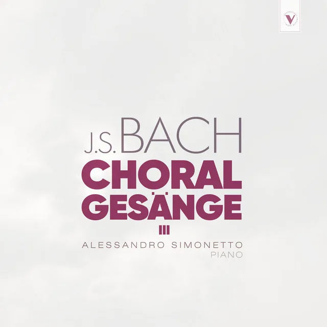 Music print | Johann Sebastian Bach & Alessandro Simonetto - J.S. Bach, Choralgesänge, Vol. 3 poster connecté