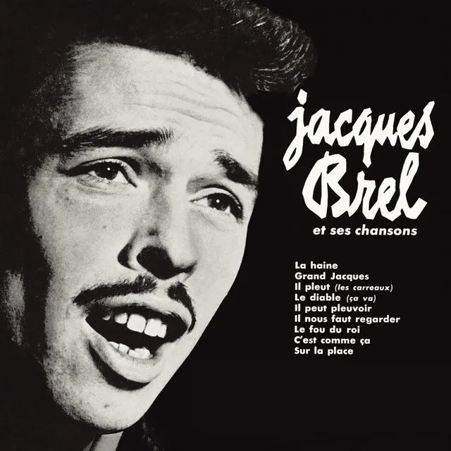 Music print | Jacques Brel - Jacques Brel et ses chansons poster connecté