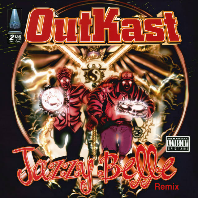Music print | Outkast - Jazzy Belle poster connecté