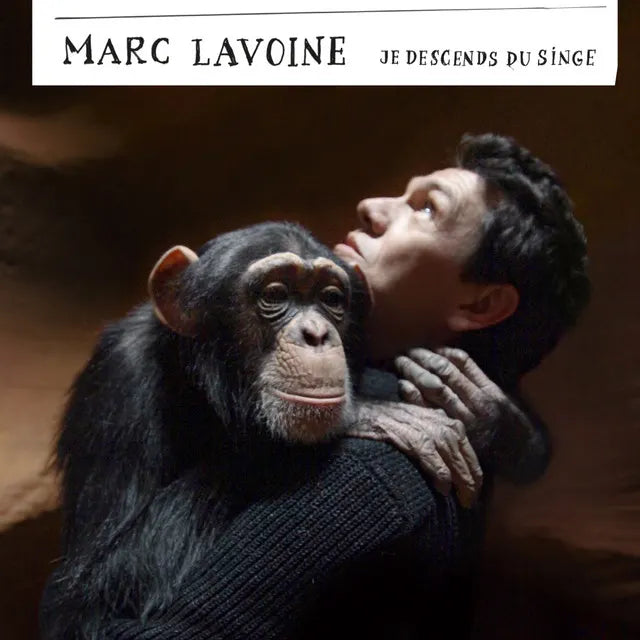 Music print | Marc Lavoine - Je Descends Du Singe poster connecté