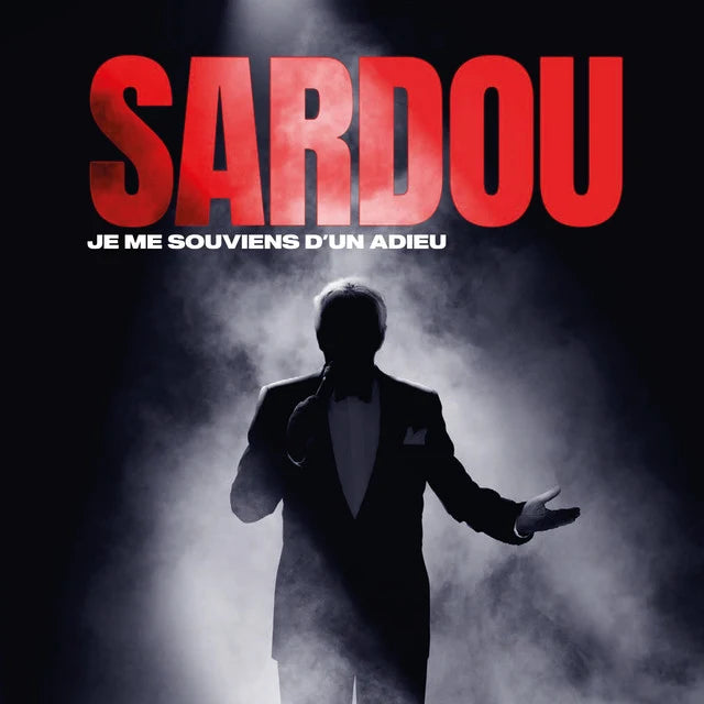 Music print | Michel Sardou - Je me souviens d'un adieu (Live) poster connecté