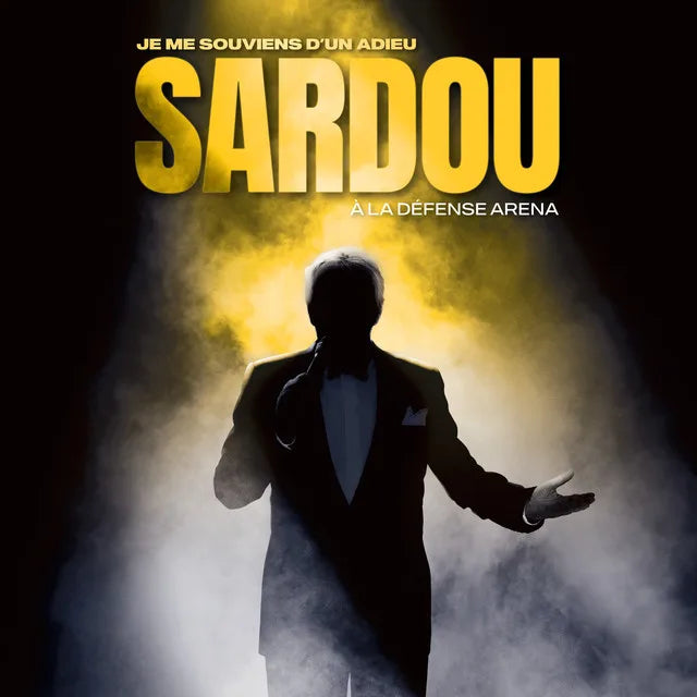 Music print | Michel Sardou - Je me souviens d'un adieu (Live à Paris La Défense Arena / 2024) poster connecté