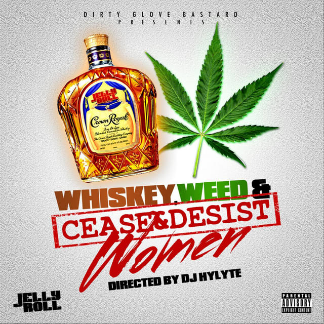Music print | Jelly Roll - Jelly Roll Whiskey, Weed, & Women 2013 poster connecté