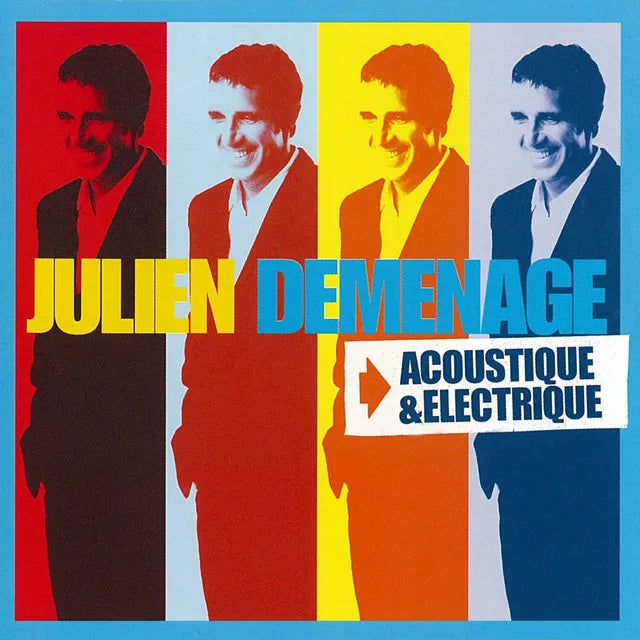 Music print | Julien Clerc - Julien déménage (Acoustique & électrique) [Live] poster connecté