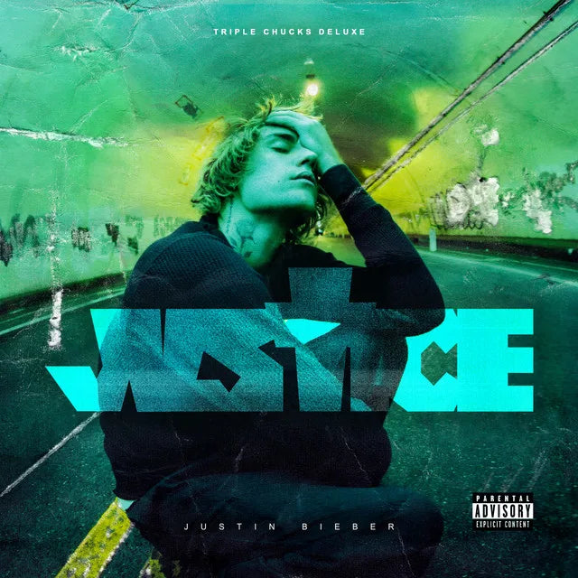 Music print | Justin Bieber - Justice (Triple Chucks Deluxe) poster connecté